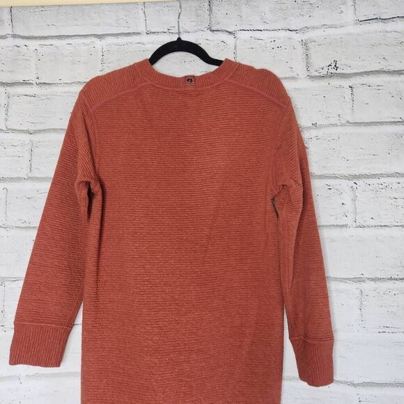 Lululemon Womens Rustic Clay Textured On Repeat Sweater Dress No Collar Size 6 - Picture 11 of 15